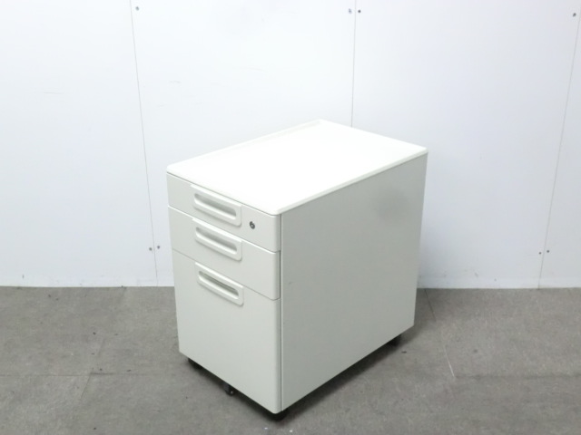 プラス / LA / ホワイト / 【中古】 3段ワゴン