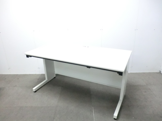 プラス/フラットライン / ホワイト / 【中古】 平デスク