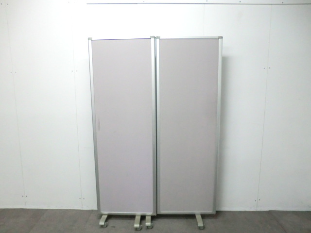 3連衝立 / グレー / 【中古】