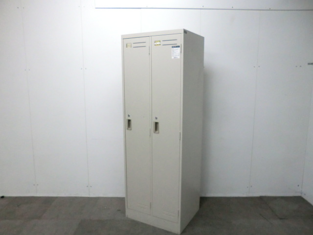 コクヨ/LK / ニューグレー / 【中古】 ２人用ロッカー