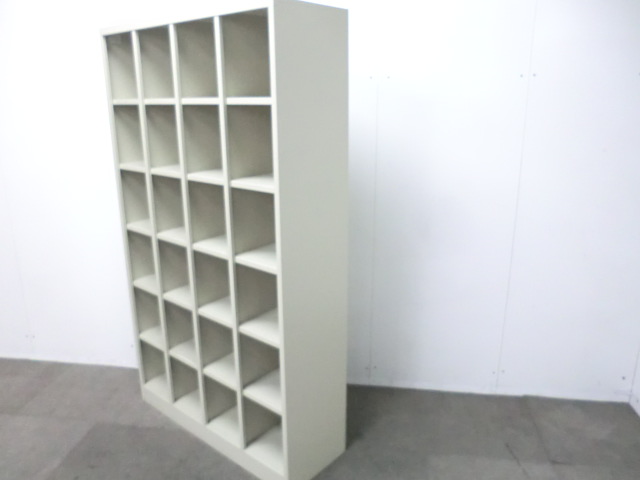 生興/ ニューグレー / 【中古】 24人用シューズロッカー