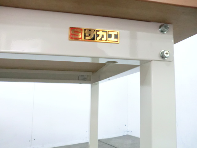 サカエ / グリーン / 【中古】 作業台