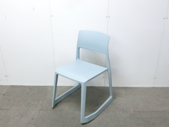 Vitra/TipTonRE/ライトブルー/【中古】スタッキ