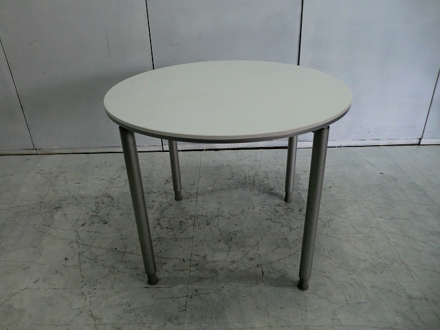 丸テーブル  ( オカムラ )  ホワイト /   71384