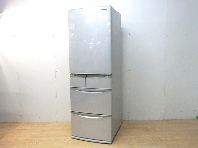 冷蔵庫 Panasonic  NR-ETR436-H シルバー 74443