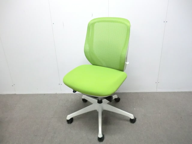オカムラ/シルフィー/ ライトグリーン / 【中古】 OAチェア