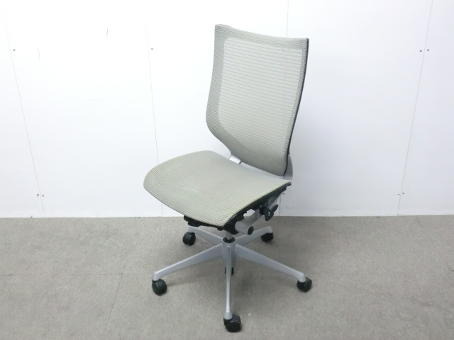 バロン ライトグレー OAチェア中古