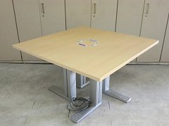 会議テーブル （ プラス ） 木目調