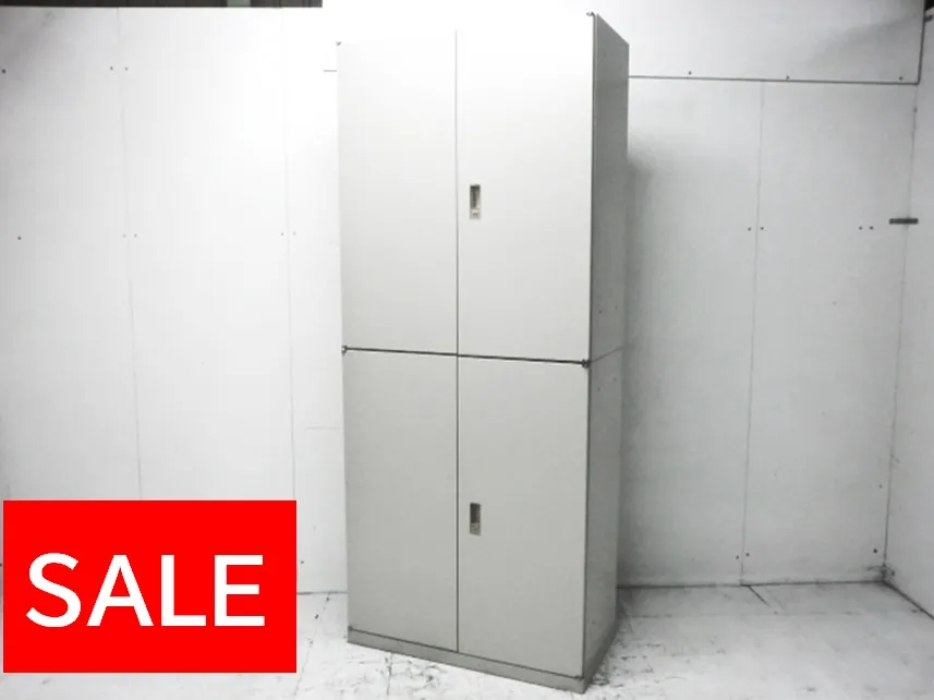 オカムラ/ニューグレー/42/上下連結書庫【中古】