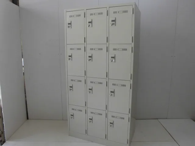 12人用ロッカー (オカムラ) ニューグレー/SLD-12