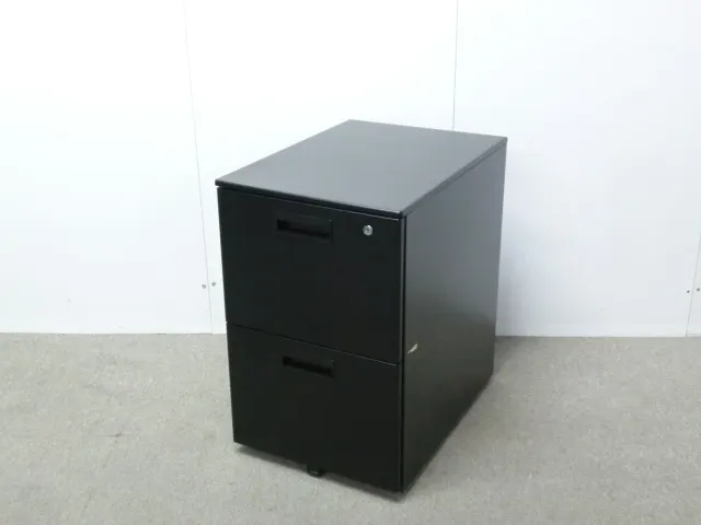 2段ワゴン / ブラック / 【中古】