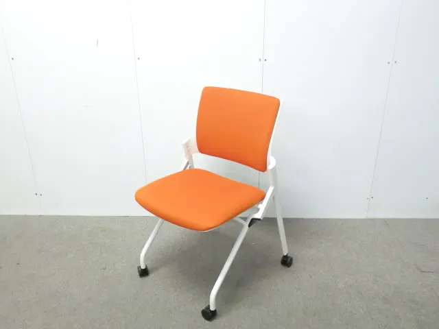 イトーキ/ モノン / オレンジ / 【中古】 カートチェア