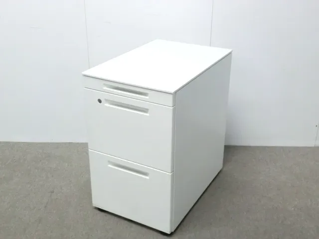 コクヨ / ホワイト / 【中古】 3段ワゴン