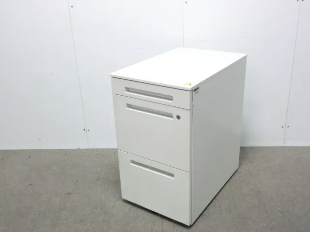イトーキ / CZR / ホワイト / 【中古】 3段ワゴン
