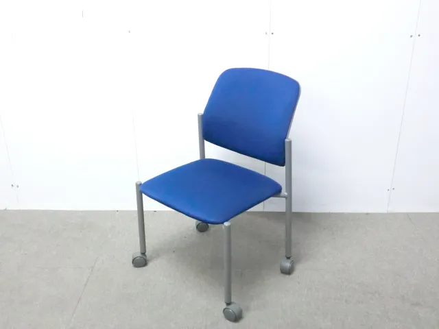 イトーキ / ダークブルー / 【中古】 カートチェア