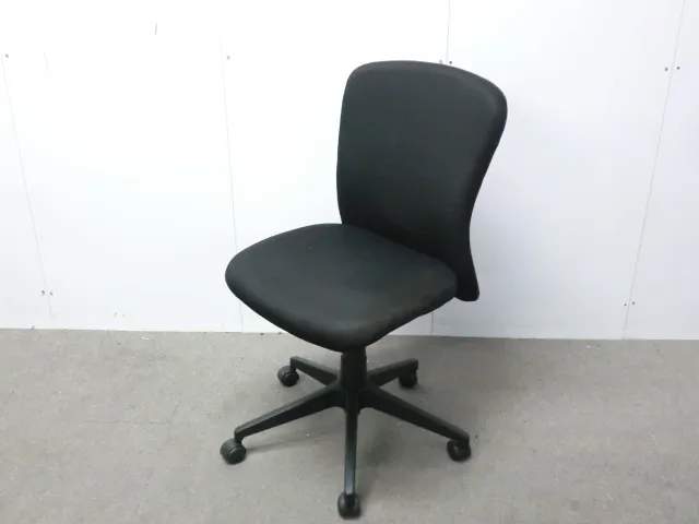 OAチェア / ブラック / 【中古】 肘無し