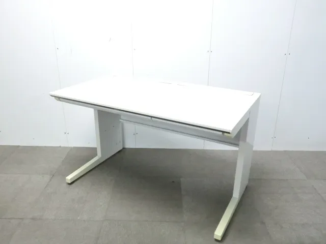 コクヨ/IS/ホワイト/【中古】 平デスク / 引出ホワイト