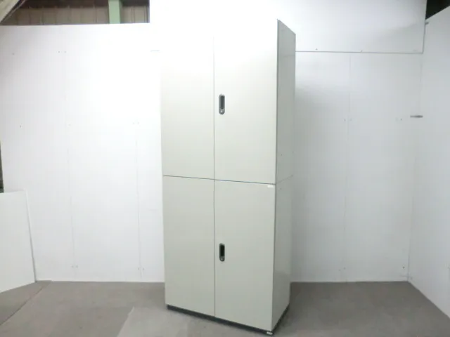 プラス / リンクス 【中古】 ニューグレー /上下連結書庫