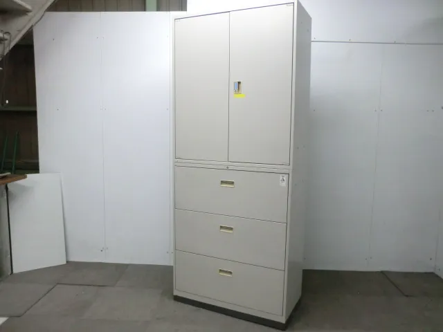 BWN 【コクヨ】 ニューグレー / 上下連結書庫