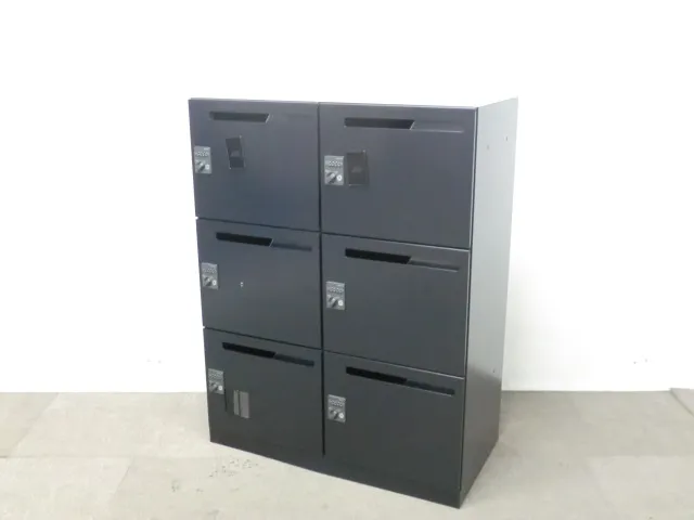 コクヨ/イノン/ブラック/【中古】6人用パーソナルロッカー