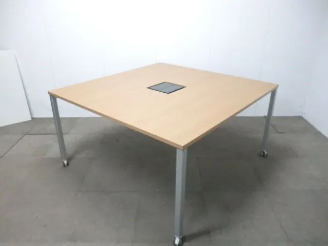 オカムラ/アプションフリー/木目調 【中古】 システムデスク