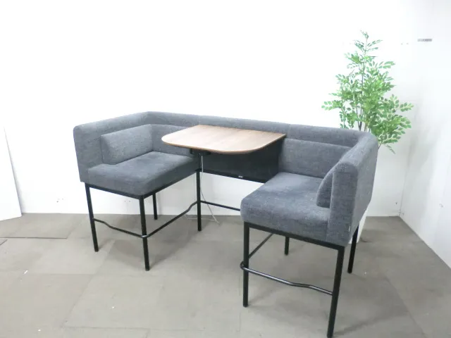 オリバー / グレー / 【中古】 ハイポジションソファ