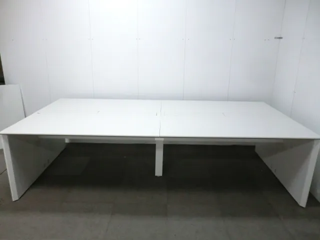 ウチダ / ホワイト / 【中古】 フリーアドレスデスク