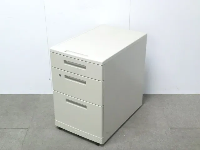 コクヨ/ MX+ / ニューグレー / 【中古】 3段ワゴン