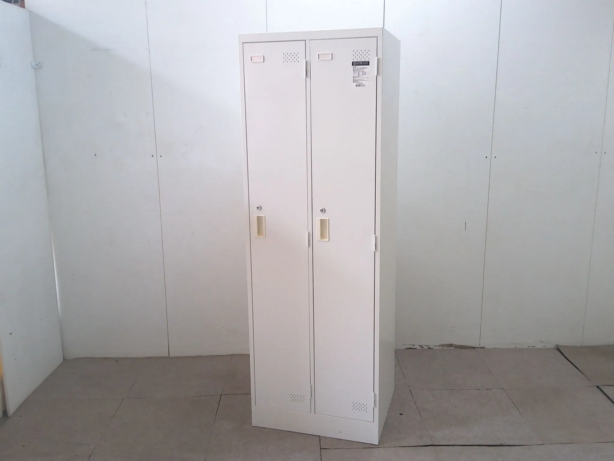 コクヨ/ホワイト/2人用ロッカー/【中古】