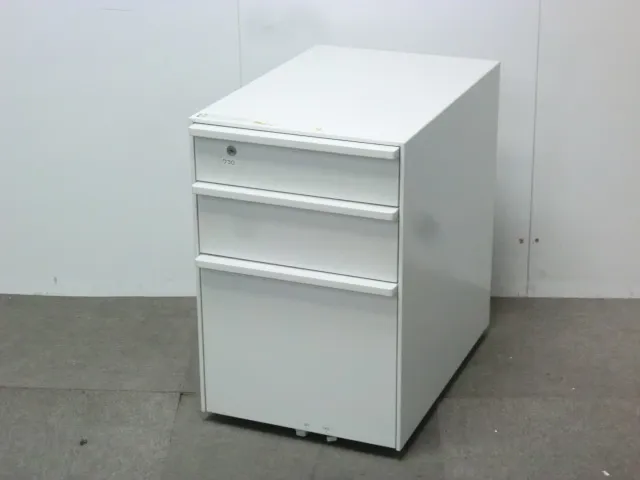 ウチダ / DT / ホワイト / 【中古】 3段ワゴン