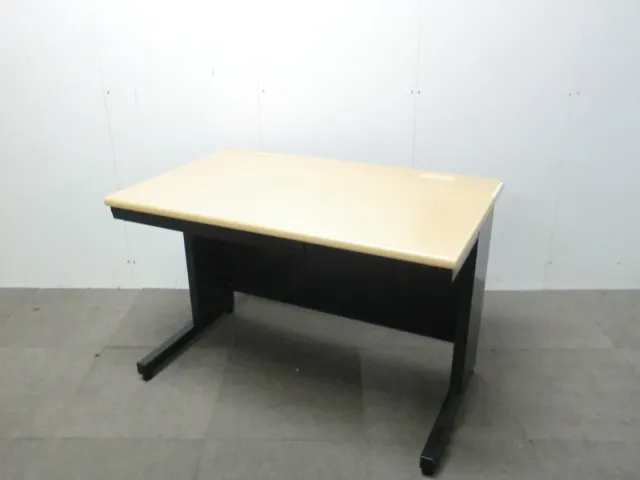 プラス / LEED / 木目調 / 【中古】 平デスク