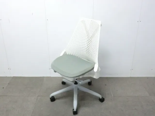 ハーマンミラー/セイル/ライトグレー【中古】OAチェア肘無し