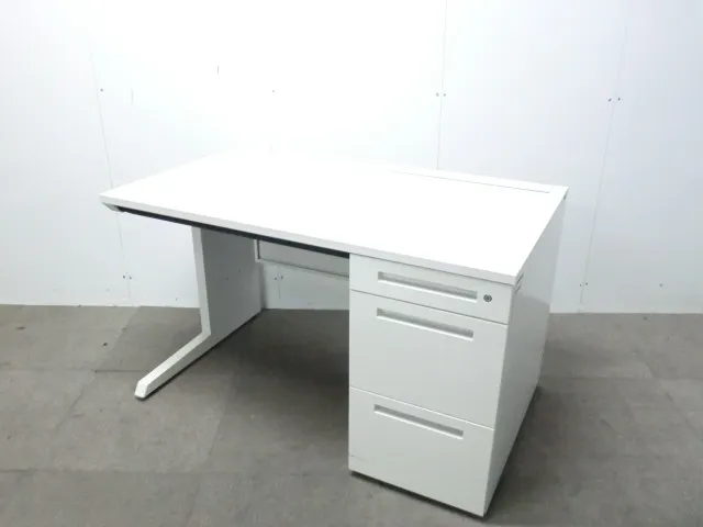 イトーキ / CZR / ホワイト / 【中古】 片袖デスク