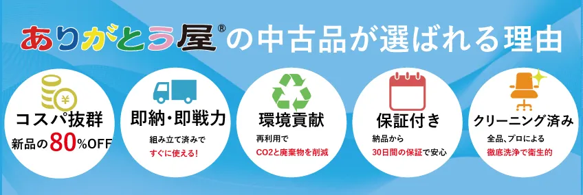 中古品が選ばれる理由